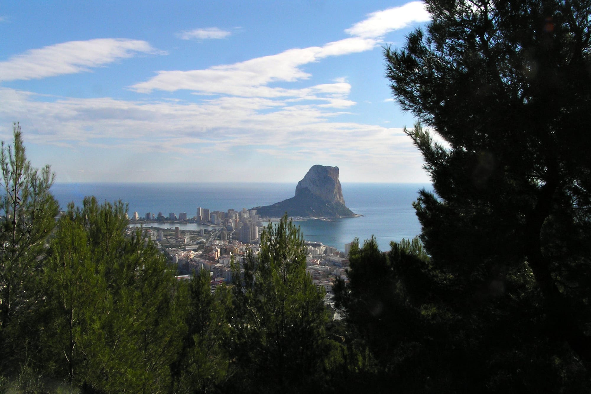 Oltà mountain is a Natural Park in Calpe