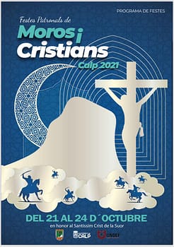 Cartel de Moros y Cristianos - Calpe 2021