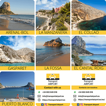 Beautiful beaches and coves of Calpe